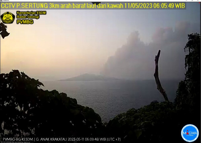 Gempa Magnitudo 5,4 Guncang Banten, Begini Kondisi Gunung Anak Krakatau yang Alami 8 Kali Gempa