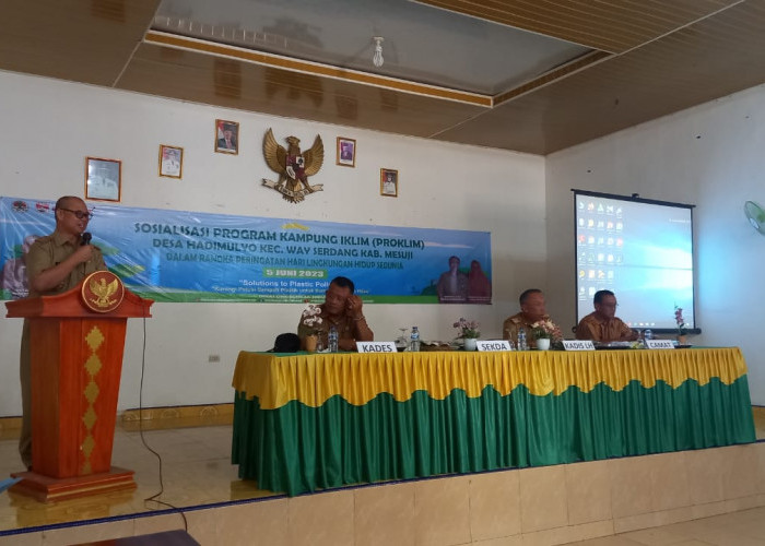 Sosialisasi Program Iklim, DLH Mesuji Harapkan Ini ke Masyarakat