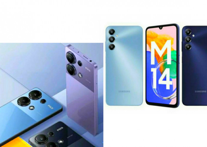 Rekomendasi HP Android Murah 2 Jutaan, Mending Beli Samsung Galaxy M14 Atau Poco M6 Pro? Bandingkan Fiturnya