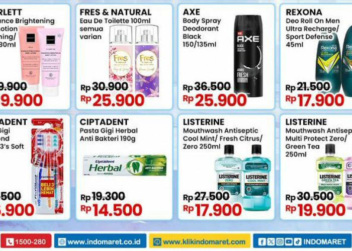 Promo Indomaret Minggu 3 November 2024, Dapatkan Diskon Pembersih Mulut Rp 17 Ribu