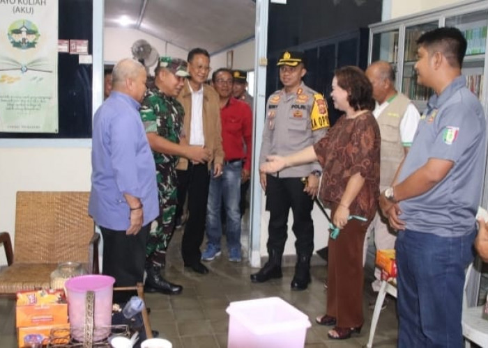 Forkopimda Pantau Beberapa Titik Lokasi di Pringsewu Lampung saat Natal