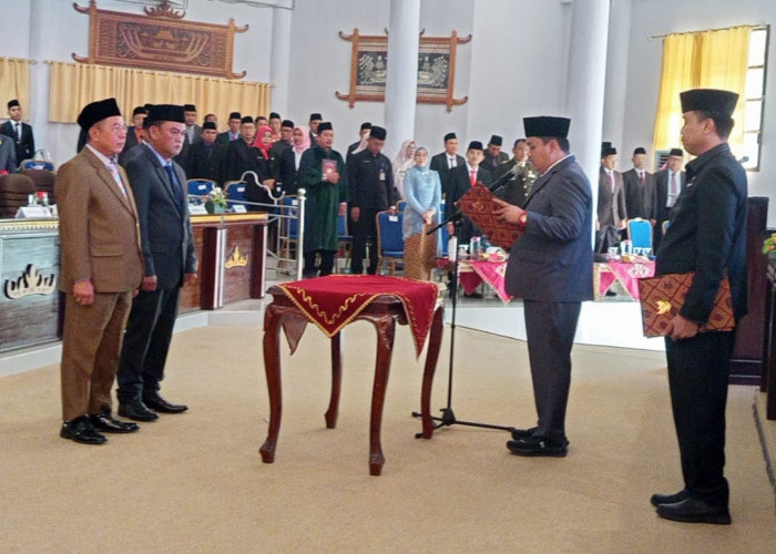 Sah! Elyas Jusman dan Haprim Resmi Dilantik Jadi Anggota DPRD Way Kanan