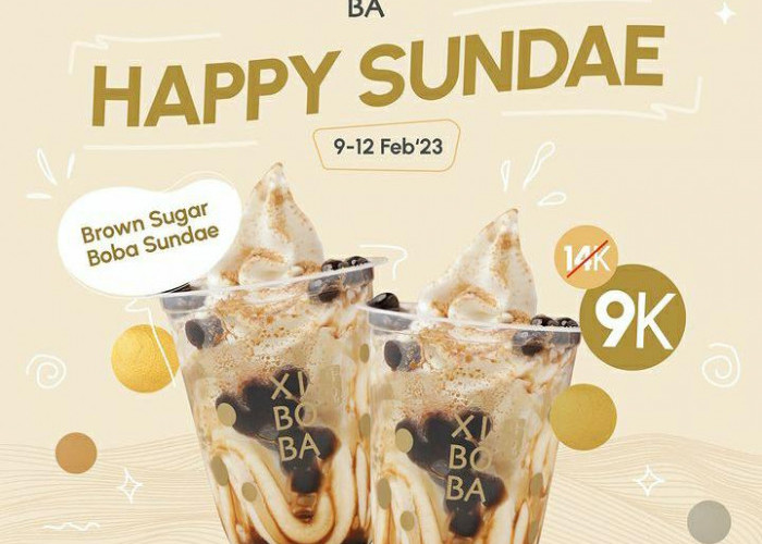 Promo XI BO BA ‘Happy Sundae’ dan ‘Happy Deals’, Harga Cuma 9 Ribuan