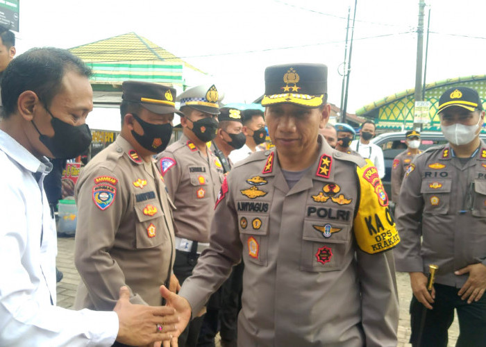 Kapolda Lampung Sidak ke Pospam Pagelaran, Ini yang Dilakukan 
