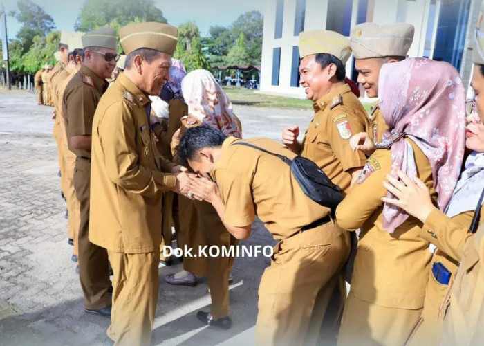 Halal Bi Halal dengan Seluruh Pegawai, Bupati Tulang Bawang Qudrotul Ikhwan Tekankan Beberapa Poin Penting