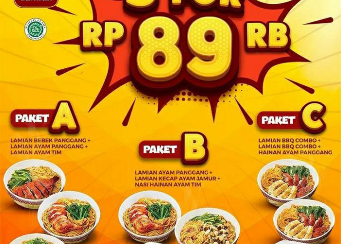 Cek Promo Spesial Bundling 3 Menu di Golden Lamian Hanya Rp 89 Ribuan