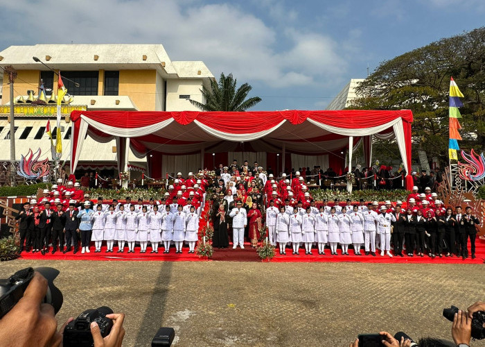 Ini Daftar Paskibraka Provinsi Lampung Yang Bertugas Hari Ini