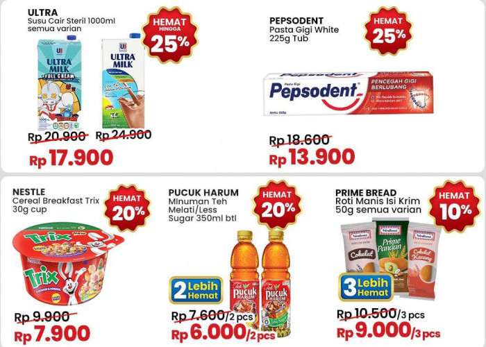 Promo Indomaret Kamis 9 Januari 2025, Dapatkan Diskon 25 Persen Pasta Gigi Putih
