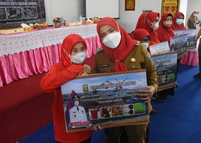 Cegah Stunting, Pemkot Bandar Lampung Gelar Pelatihan Budidaya Ikan Dalam Ember