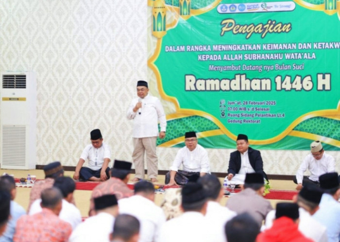 Unila Gelar Pengajian Sambut Ramadan 1446 H, Ustaz Abdullah Kafi Hamdan Bahas Keutamaan Puasa