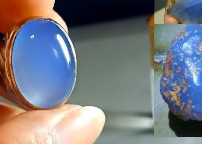 Mengenal Batu Akik Spirtus, si Biru yang Cantik Asal Baturaja Sumatera Selatan