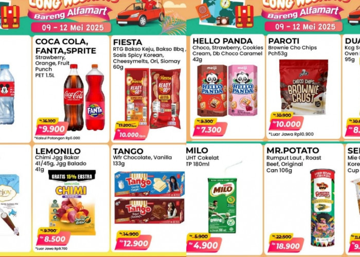 Masih Ada Promo Alfamart Spesial Long Weekend, Dapatkan Produk Favorit Dengan Harga Super Irit