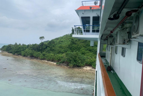 KMP Batumandi Kandas di Pulau Panjurit
