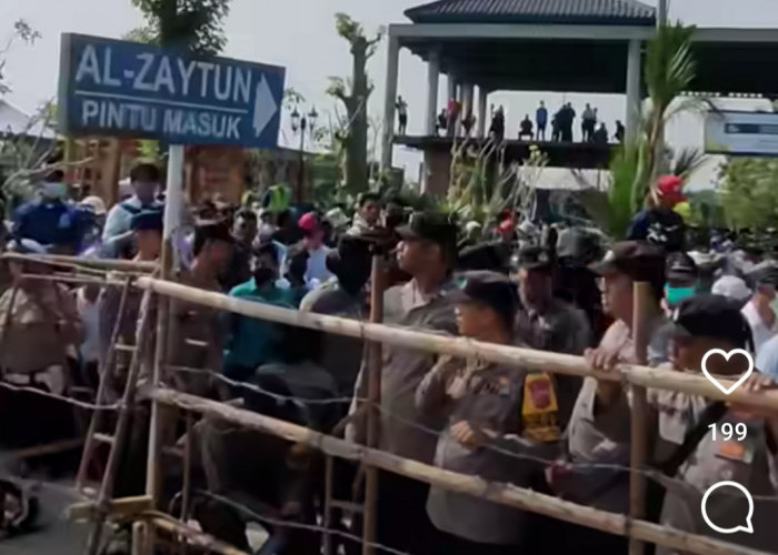 Viral Pondok Pesantren Al-Zaytun Digeruduk Pendemo. Panji Gumilang Siagakan Massa Tandingan