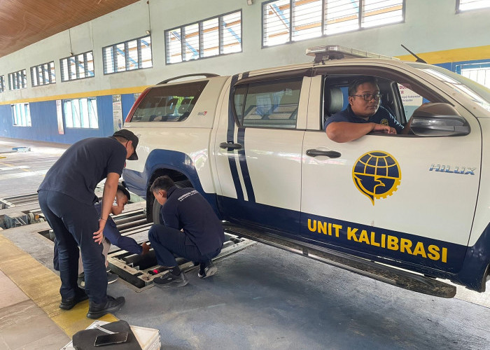UPT PKB Dishub Kota Metro Lakukan Kalibrasi Alat Uji Kendaraan