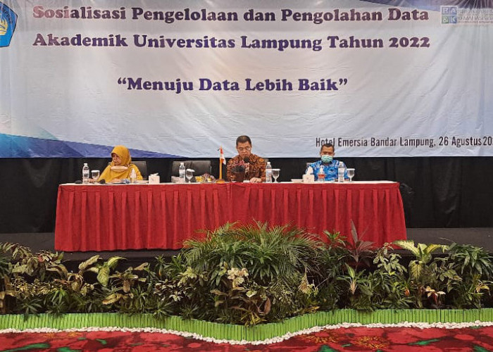 BAK Unila Sosialisasi Tata Kelola Data Lebih Integritas 