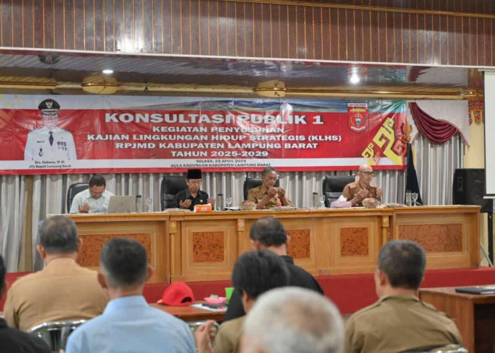 Sebagian Besar Kepala Dinas dan Camat ‘Ogah’ Hadiri Acara Konsultasi Publik KHLS Digelar DLH Lampung Barat