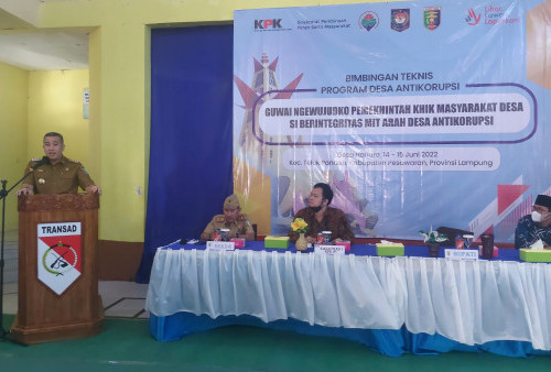 Hanura Jadi Percontohan Desa Anti Korupsi, Ini Kata Bupati Pesawaran