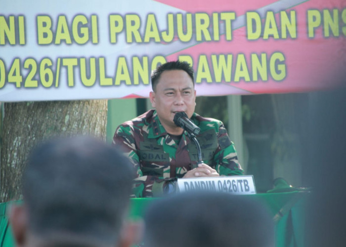 Dandim Tulang Bawang Tegaskan TNI Tetap Solid Meskipun Dunia Bergejolak