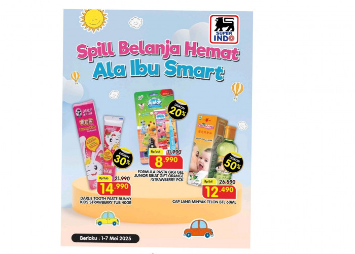 Promo Kebutuhan Si Kecil di Superindo,  Belanja Hemat ala Ibu Smart Anak Happy 