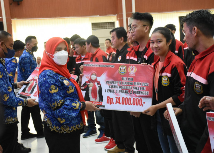 Pemkot Bandar Lampung Salurkan Rp 5,5 M Untuk Uang Pembinaan Atlet