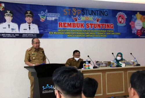 Stunting di Lampura Masih di Bawah Rata-rata Nasional