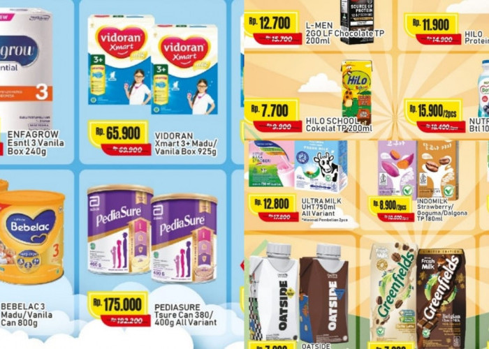 Belanja Murah Kategori Milk Fair di Alfamart, Ada Diskon Hingga 30 Persen, Borong Sekarang!