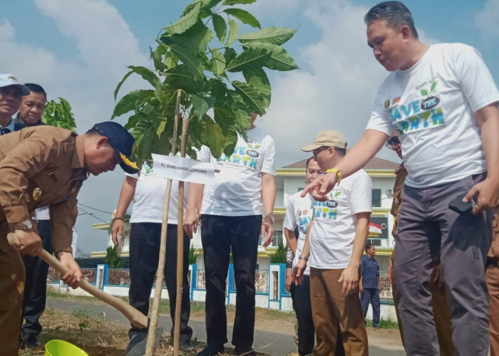 Peduli Lingkungan, DPD REI Kompak Sukseskan Program Penanaman Sejuta Pohon di Kawasan Kota Baru