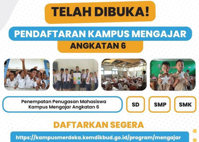 Siap-siap, Pendaftaran Kampus Mengajar Batch 6 Telah Dibuka, Ini Syaratnya