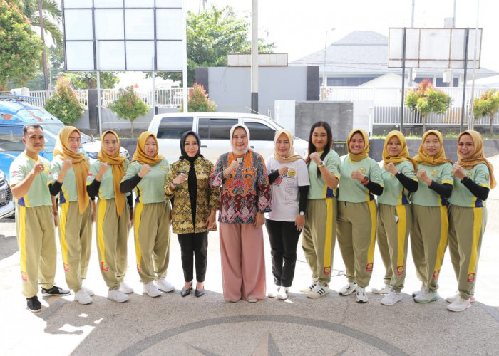 Riana Sari Arinal Lepas Kontingen Senam Kreasi Nasional, Ini Pesannya