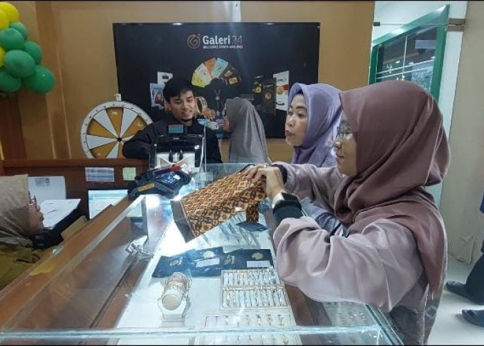 Warga Bandarlampung Beralih Investasi Emas Setelah Lebaran, Stok di Galeri 24 Teluk Betung Ludes