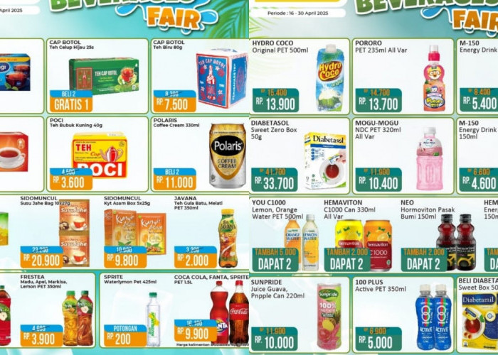 Promo Belanja Murah Alfamart, Borong Minuman Segar untuk Lepas Dahaga, Cek Katalognya