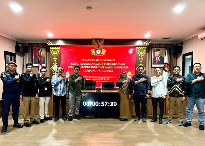 Fix, Kontestasi Pilgub Lampung 2024 Tanpa Calon Independen
