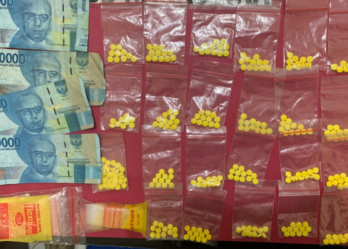 Edarkan 300 Butir Pil Heximer, Warga Tulang Bawang Diamankan di Lampung Timur