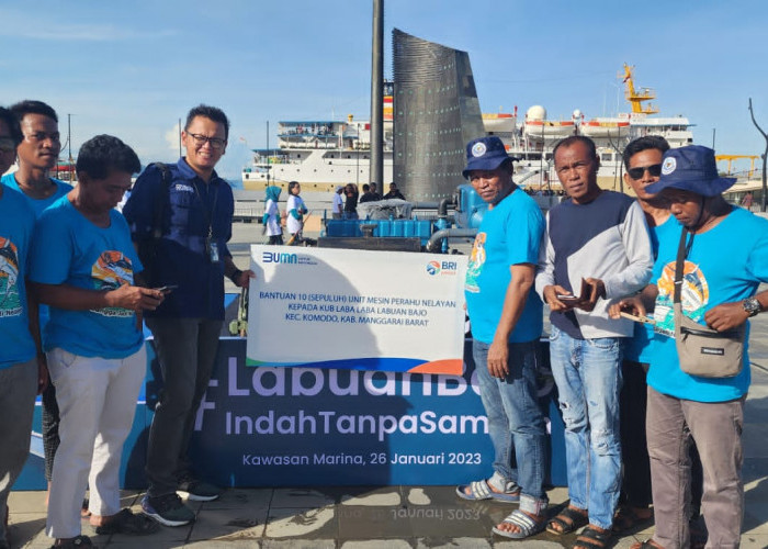 BRI Peduli Salurkan Bantuan Mesin Kapal, Dorong Aktivitas Ekonomi Nelayan di Labuan Bajo