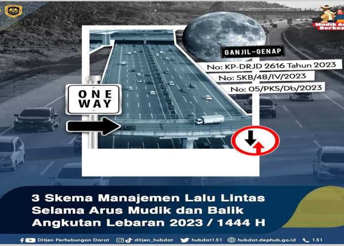 Simak, Begini 3 Skema Manajemen Lalu Lintas Selama Arus Mudik dan Balik Angkutan Lebaran 2023 