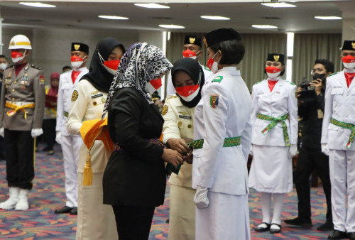Ini Susunan Tim Pengibar dan Pembawa Baki Paskibraka Provinsi Lampung 