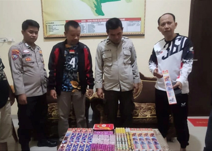 Patroli Malam, Polsek Talang Padang Sita Ratusan Butir Petasan