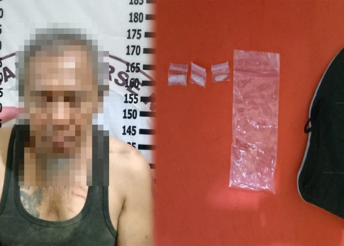 Sambut Hari Tua, Kakek di Tulang Bawang Malah Jualan Sabu