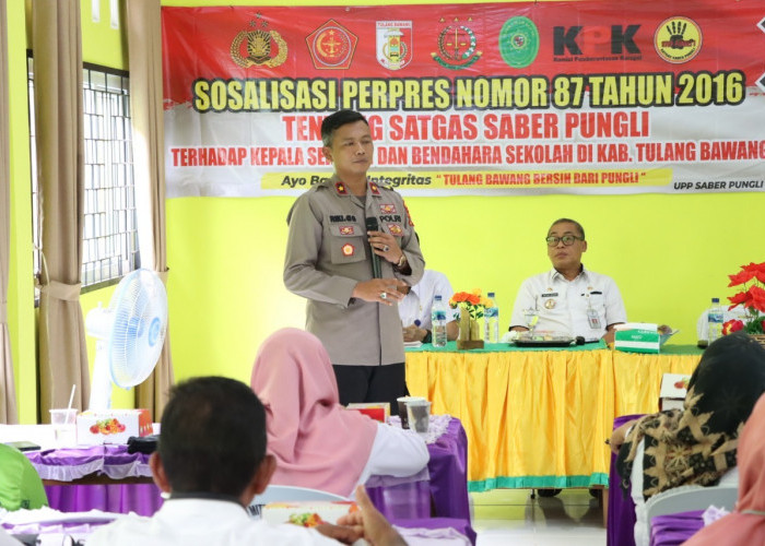 Tim Saber Pungli Warning Penggunaan Dana BOS, DAK, dan Praktek Jual Beli Kursi Sekolah