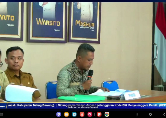 Diduga Lakukan Permufakatan Jahat, DKPP Diminta Berhentikan Tetap Dua Anggota Bawaslu Tulang Bawang
