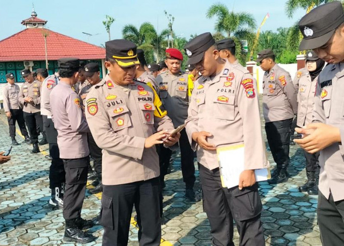 Antisipasi Terlibat Judi Online, HP Personel Polres Mesuji Dicek Wakapolres