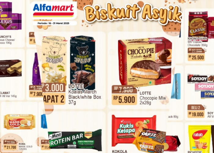 Promo Biskuit Asyik di Alfamart, Belanja Murah Dengan Budget Aman 