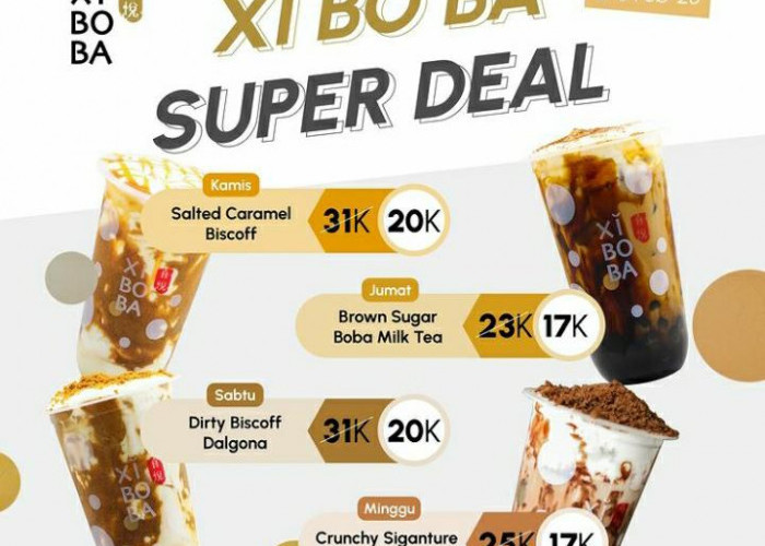 Promo Xi Bo Ba Super Deal, Harga Mulai Rp 17 Ribuan untuk 4 Varian Rasa