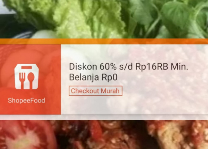Promo ShopeeFood Hari Ini, Klaim Voucher Diskon Hingga 60 Persen Untuk Makan Siang Lebih Kenyang