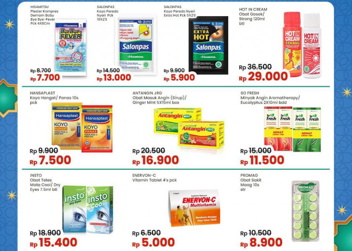 Promo Indomaret Spesial Jaga Kesehatan Selama Ramadhan, Dapatkan Diskon Obat Vitamin Mulai Rp 5 Ribu