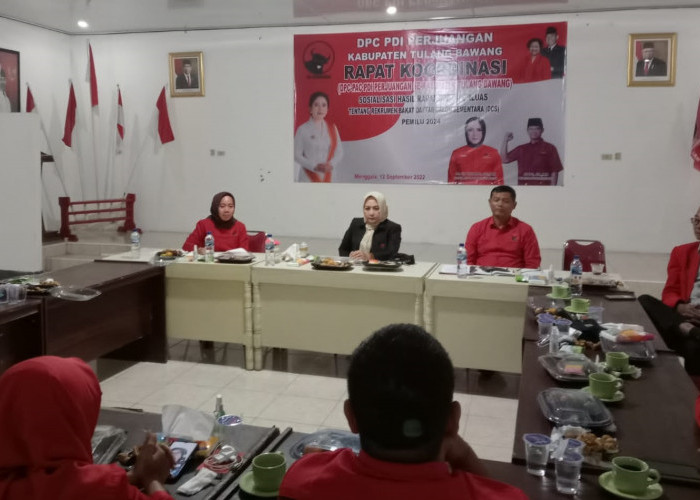 DPC PDI Perjuangan Tulang Bawang Buka Penjaringan Pileg 2024