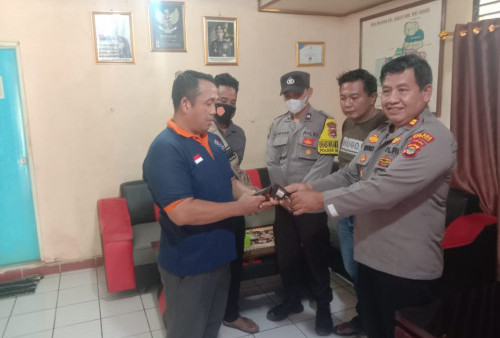 Satu Unit Senpira Diserahkan Warga ke Polsek Banjit