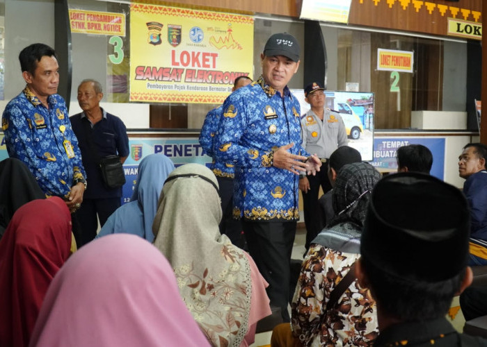 Bupati Novriwan Tinjau Sekaligus Simulasi Progam Pemutihan Pajak