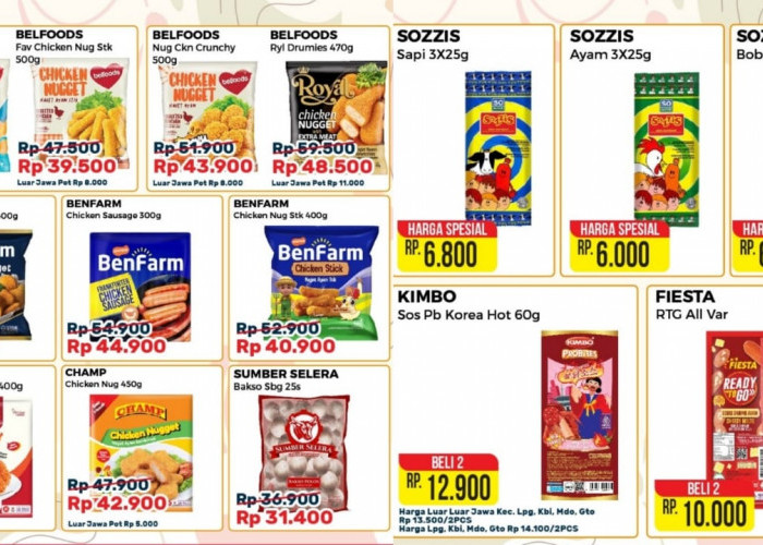 Promo Frozen Food di Alfamart, Sarapan Lebih Sat Set Dengan Nugget Hingga Sosis Berkualitas dan Hemat!